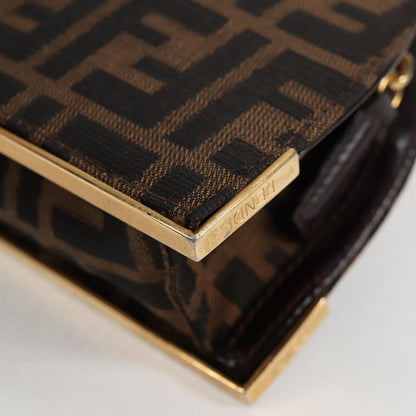 Fendi Brown Canvas Zucchino