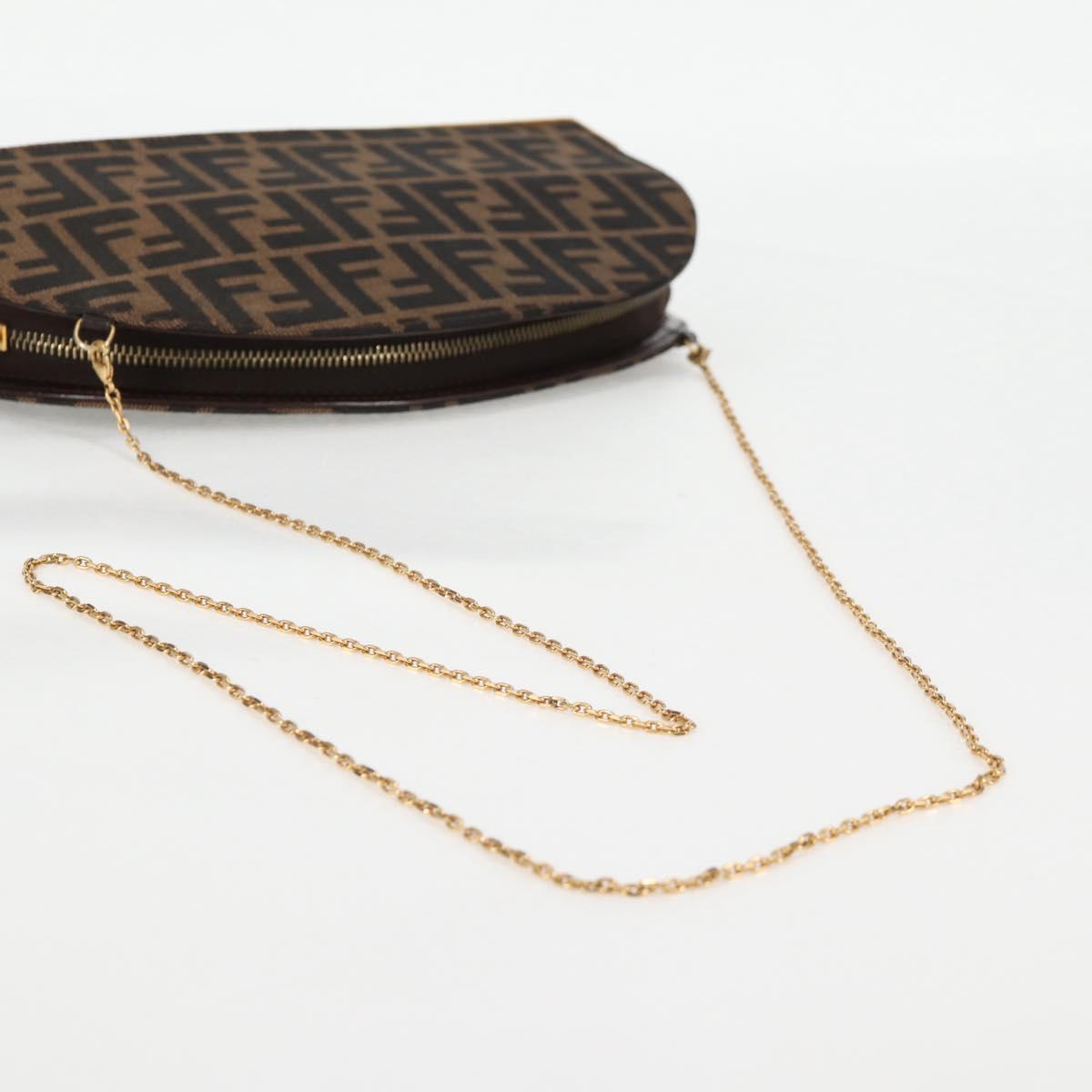 Fendi Brown Canvas Zucchino