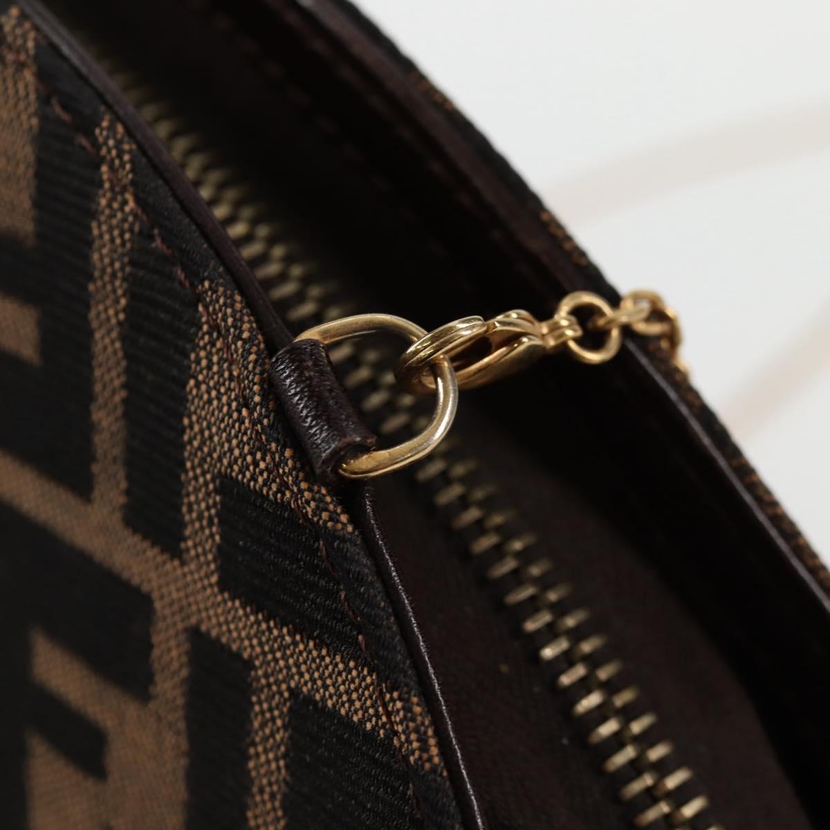 Fendi Brown Canvas Zucchino