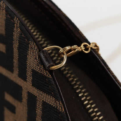 Fendi Brown Canvas Zucchino