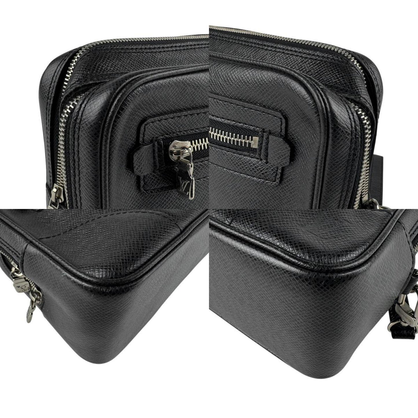 Louis Vuitton Black Leather Pavel
