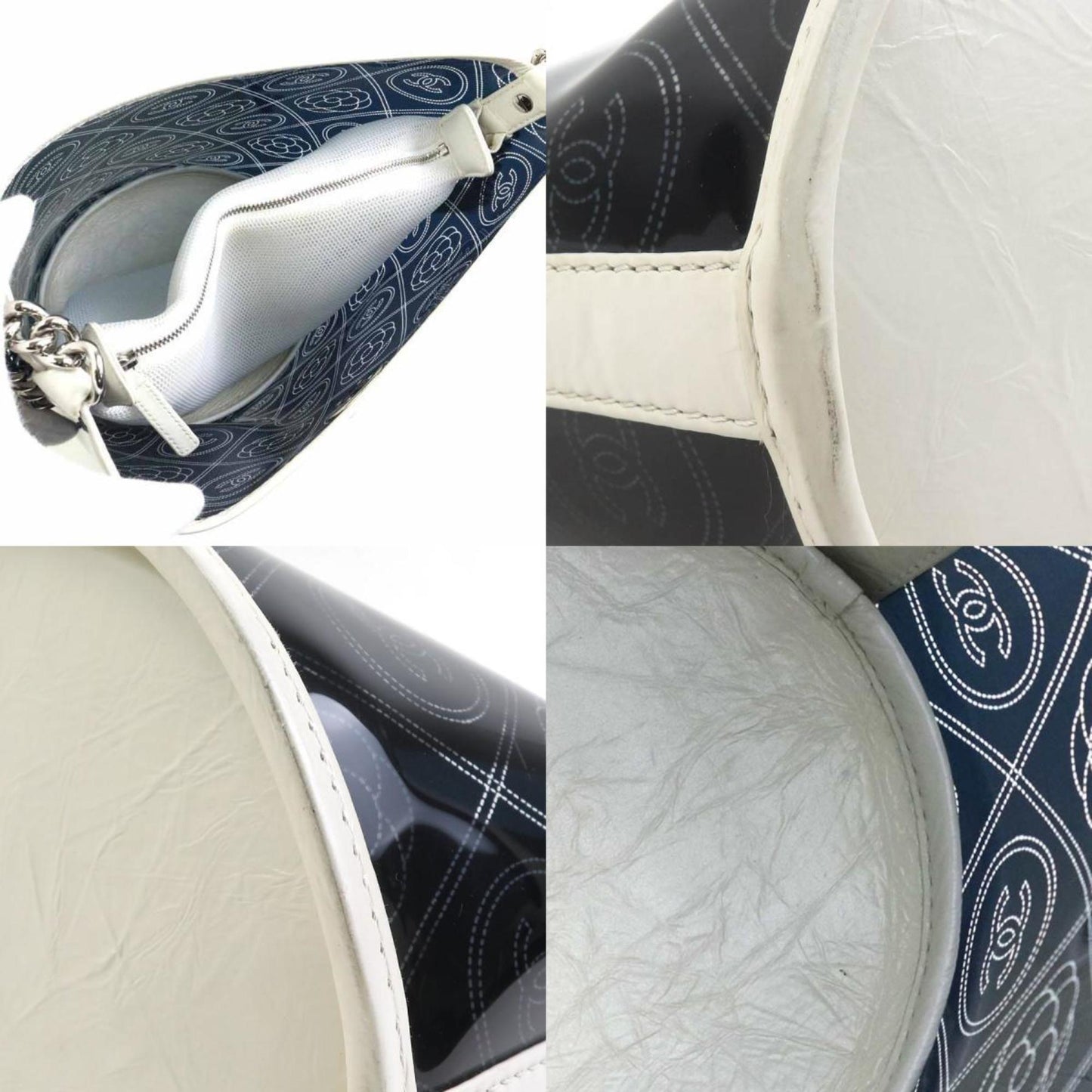 Chanel Black Canvas Sac Seau