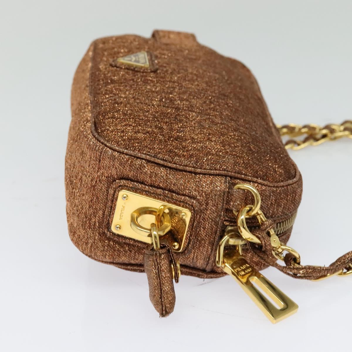 Prada Brown Canvas Shoulder