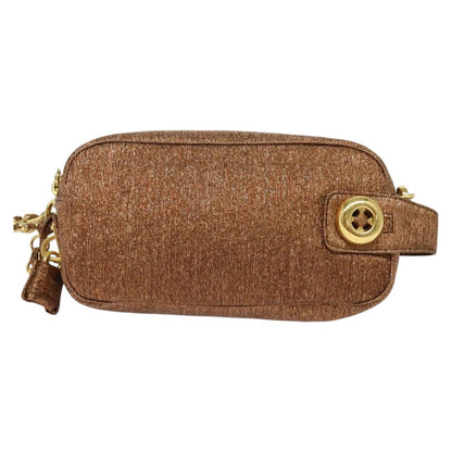 Prada Brown Canvas Shoulder