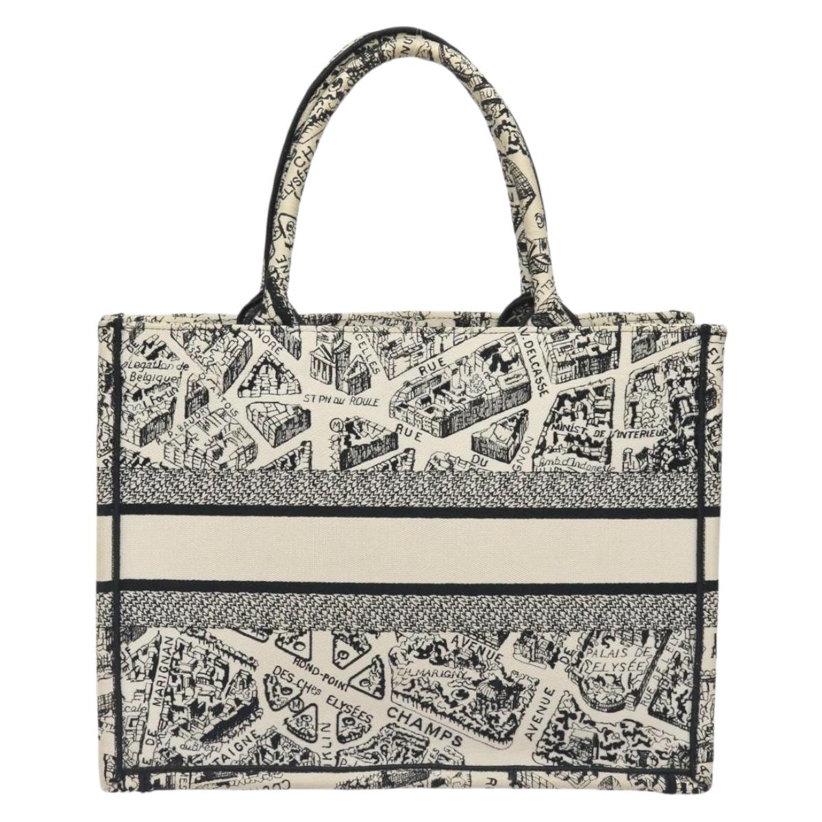 Dior Black Canvas Book Tote