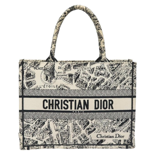 Dior Black Canvas Book Tote