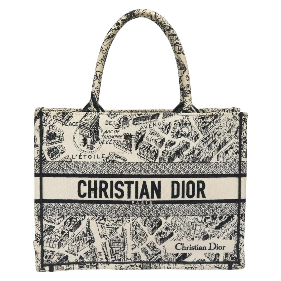 Dior Black Canvas Book Tote