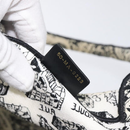 Dior Black Canvas Book Tote