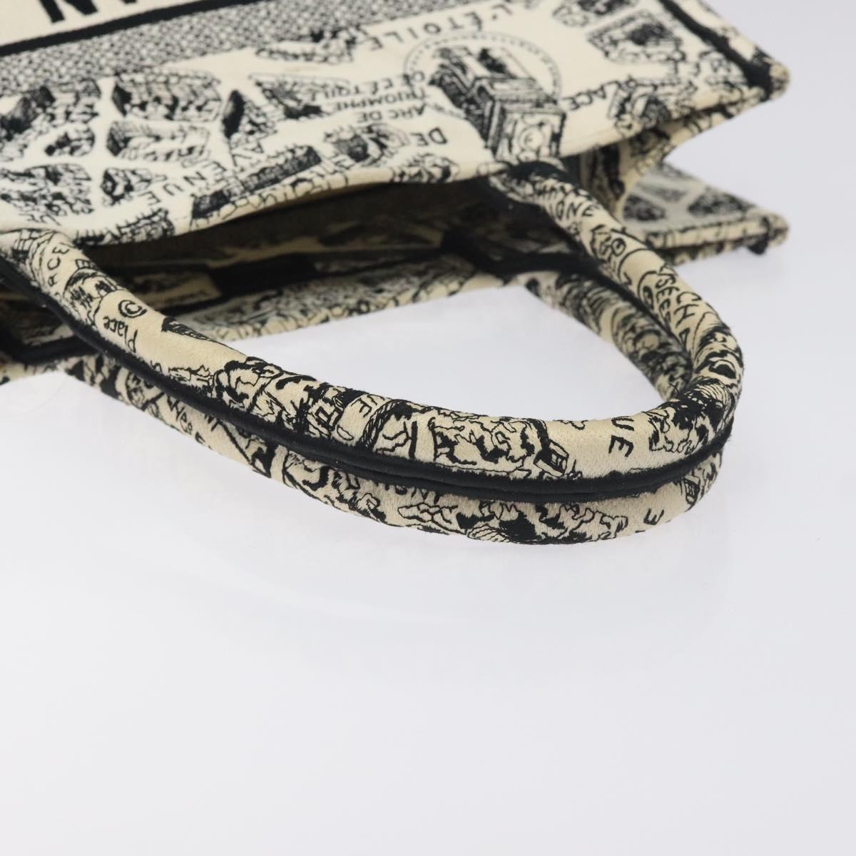 Dior Black Canvas Book Tote