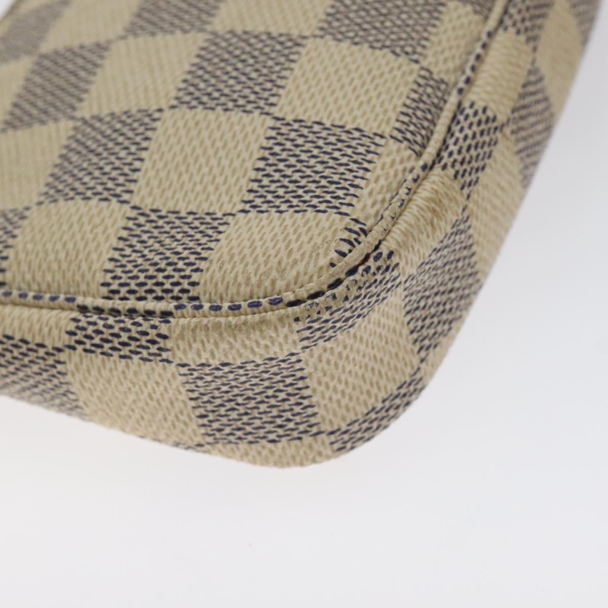 Louis Vuitton White Canvas Pochette Accessoires