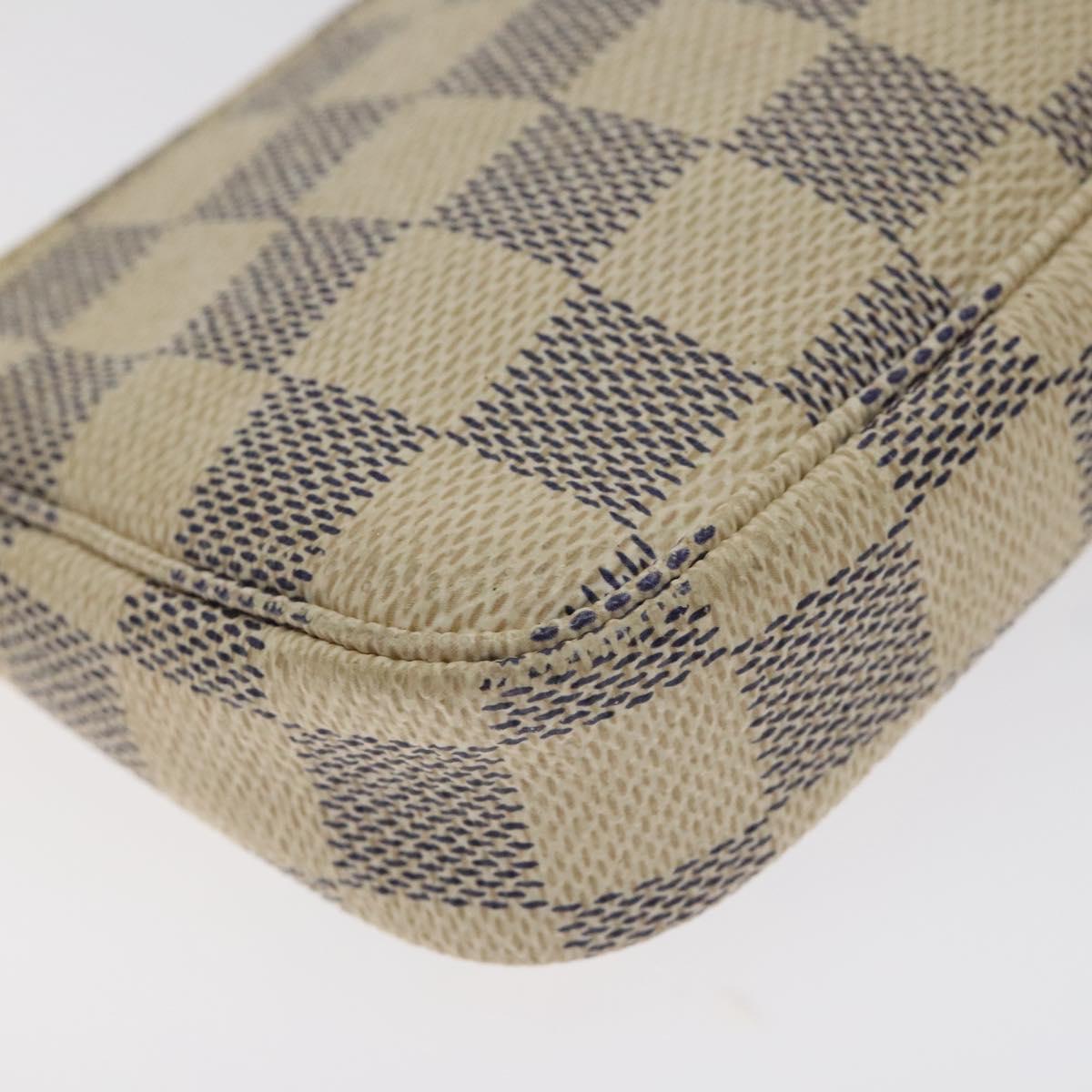 Louis Vuitton White Canvas Pochette Accessoires