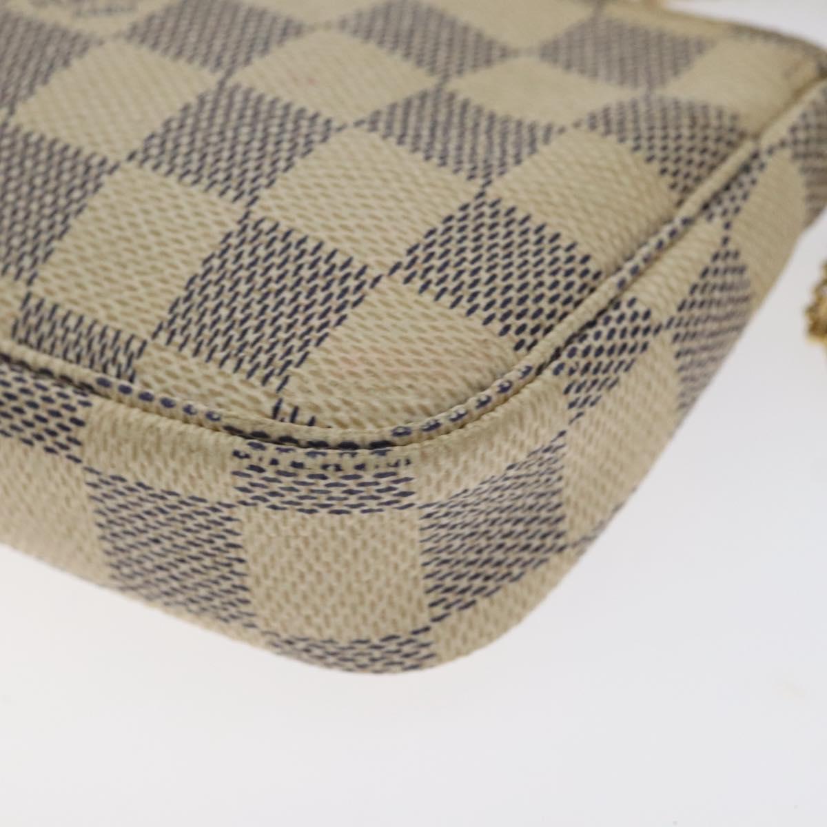 Louis Vuitton White Canvas Pochette Accessoires