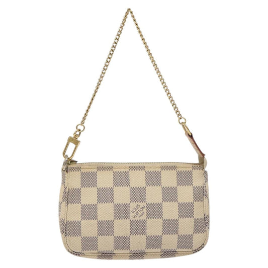 Louis Vuitton White Canvas Pochette Accessoires