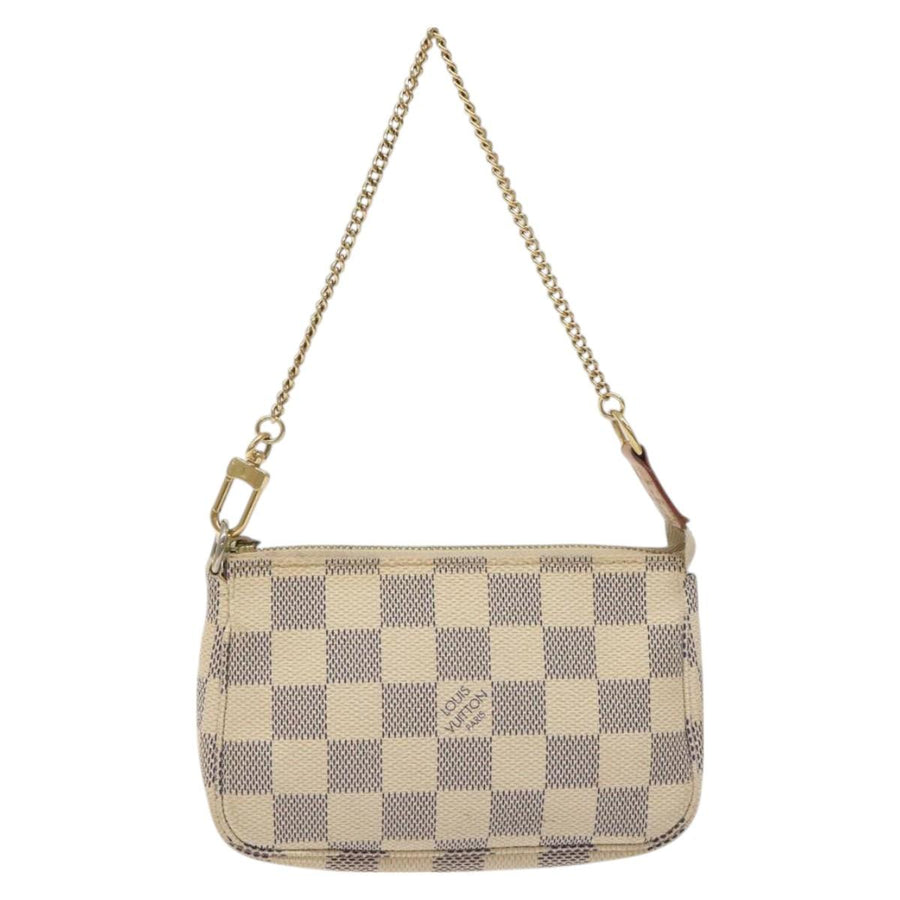 Louis Vuitton White Canvas Pochette Accessoires