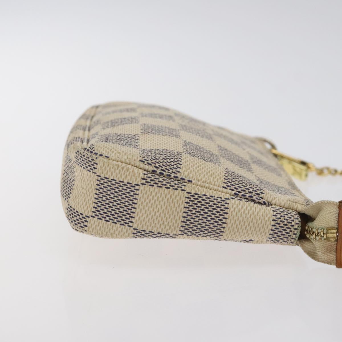 Louis Vuitton White Canvas Pochette Accessoires