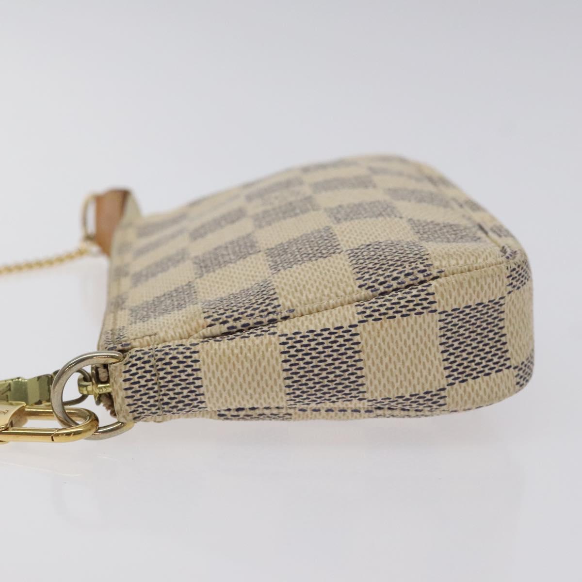 Louis Vuitton White Canvas Pochette Accessoires