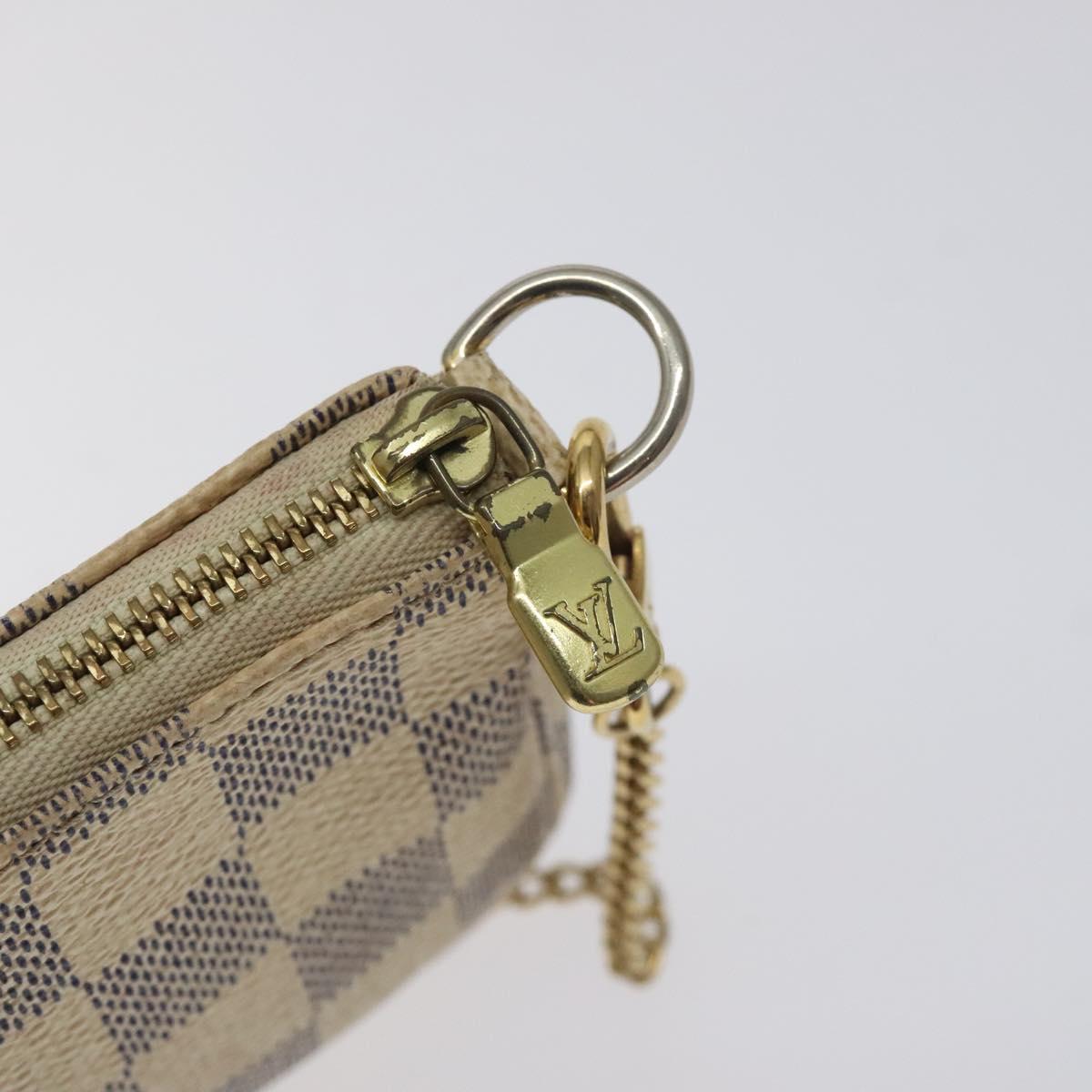 Louis Vuitton White Canvas Pochette Accessoires