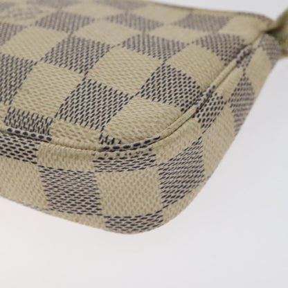 Louis Vuitton White Canvas Pochette Accessoires