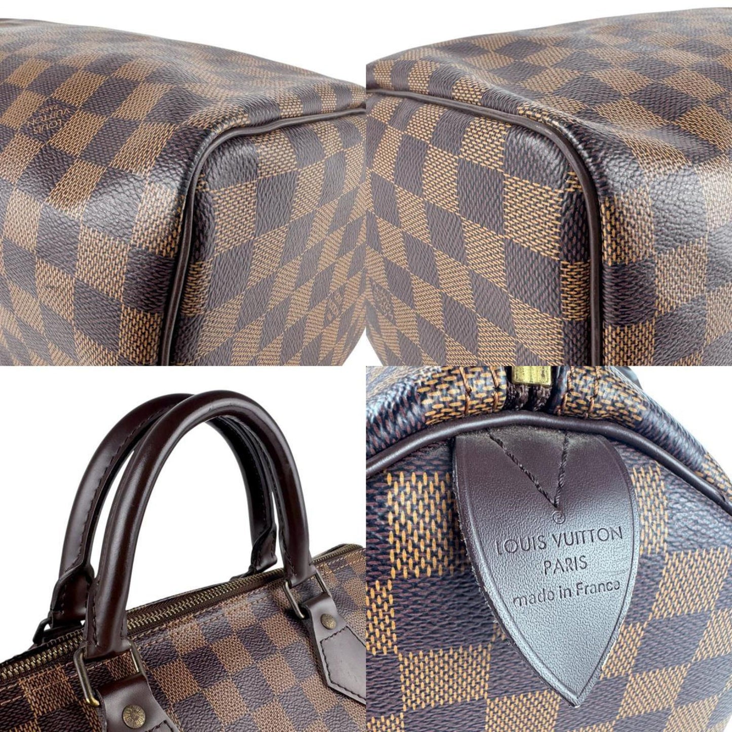 Louis Vuitton Brown Canvas Speedy 30