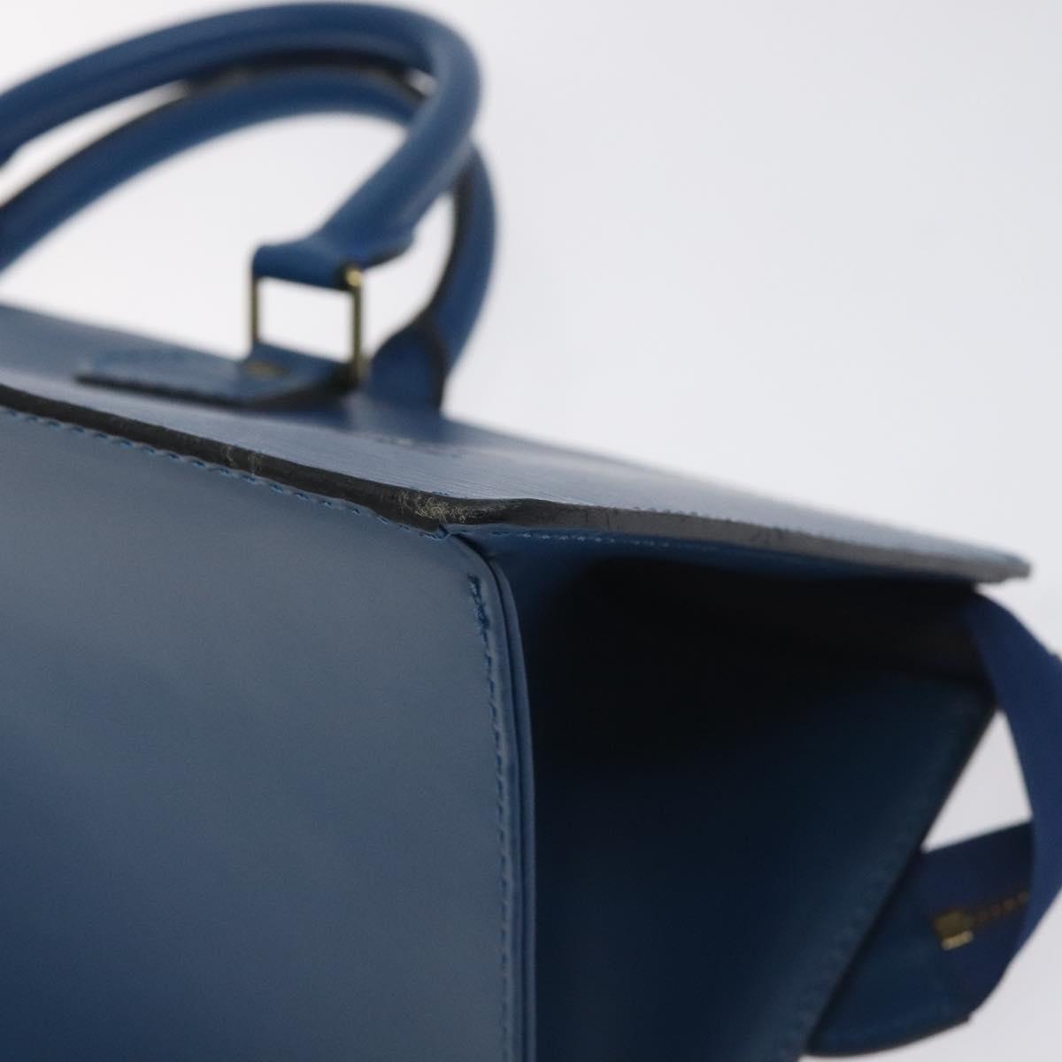 Louis Vuitton Blue Leather Triangle Epi