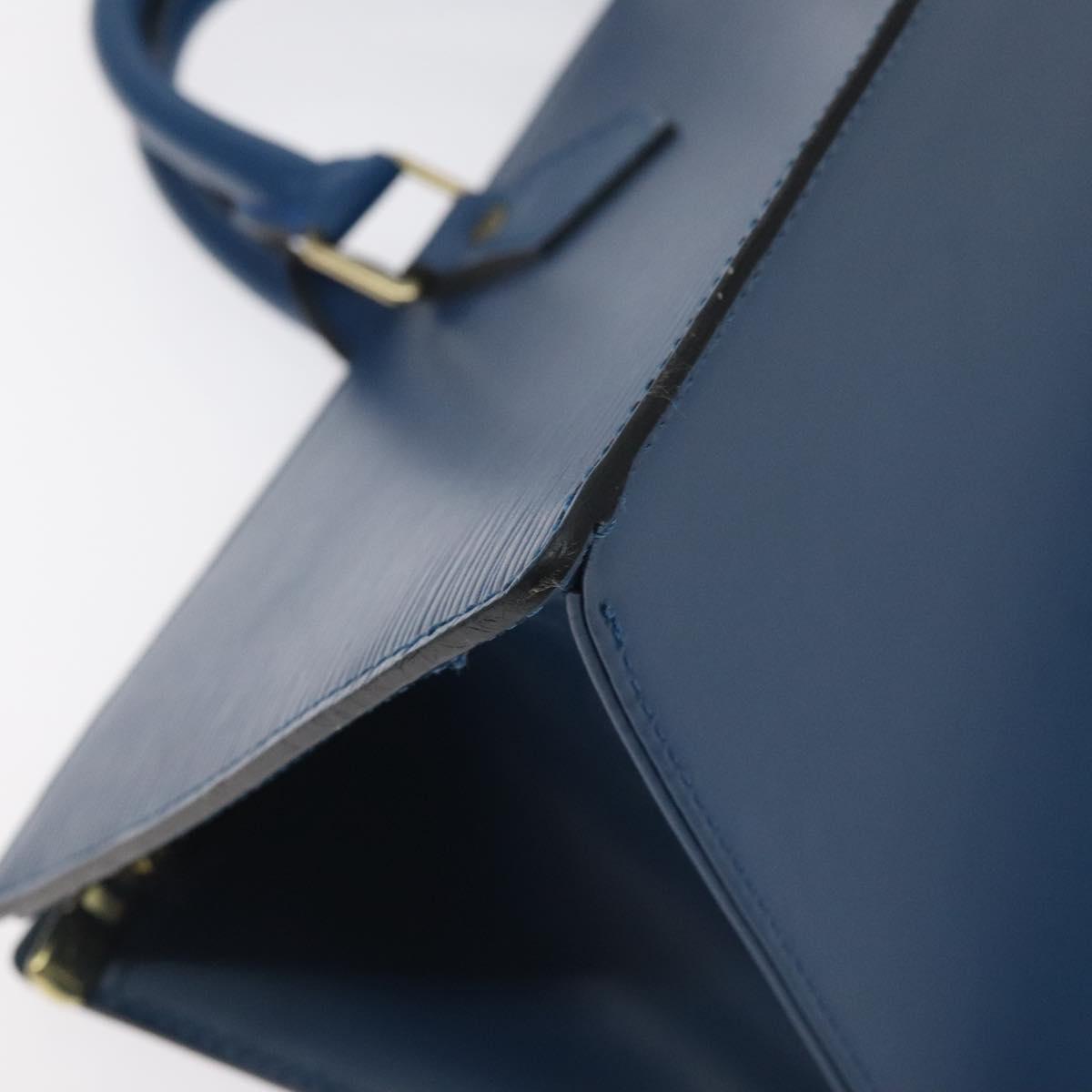 Louis Vuitton Blue Leather Triangle Epi