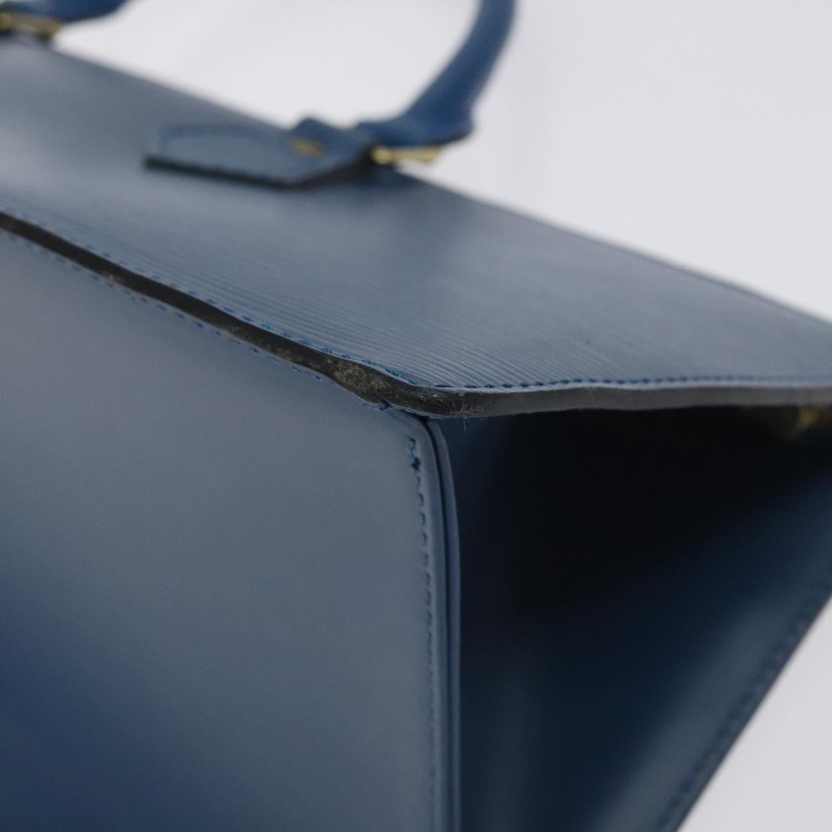 Louis Vuitton Blue Leather Triangle Epi
