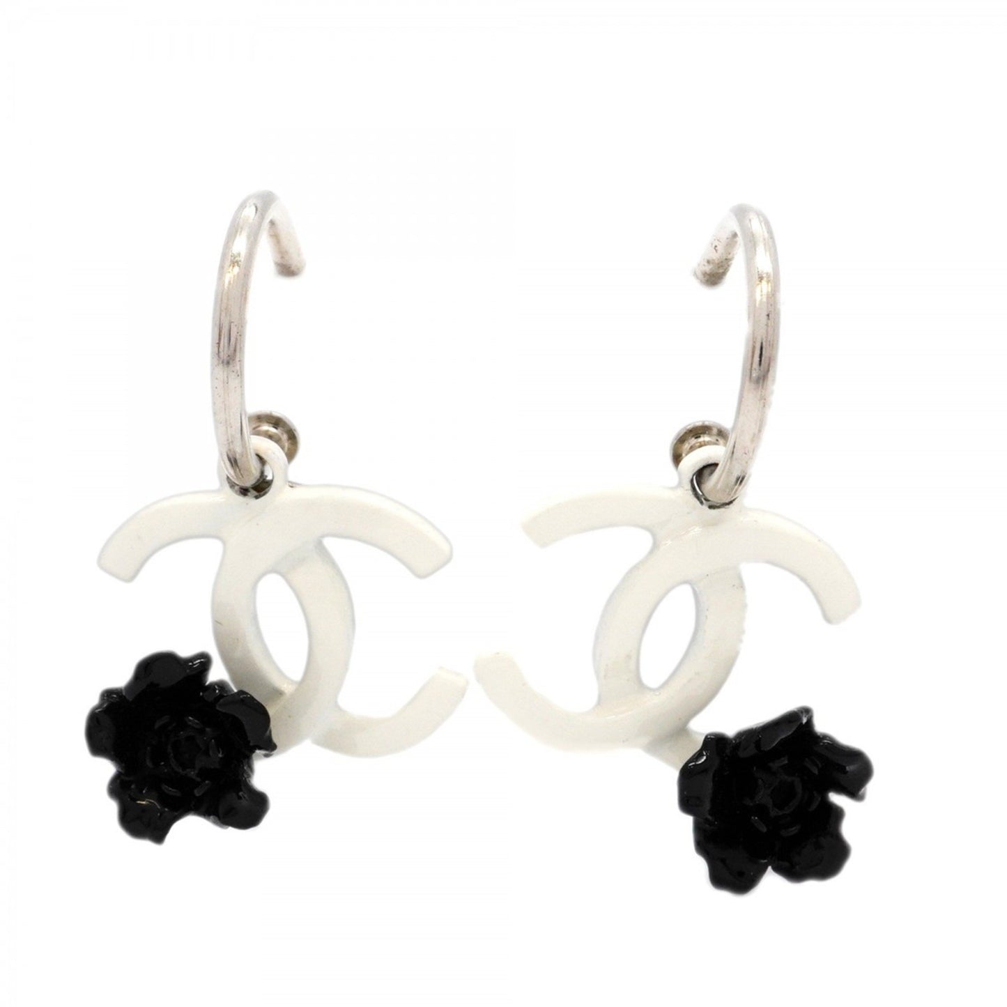 Chanel Silver Metal Camellia