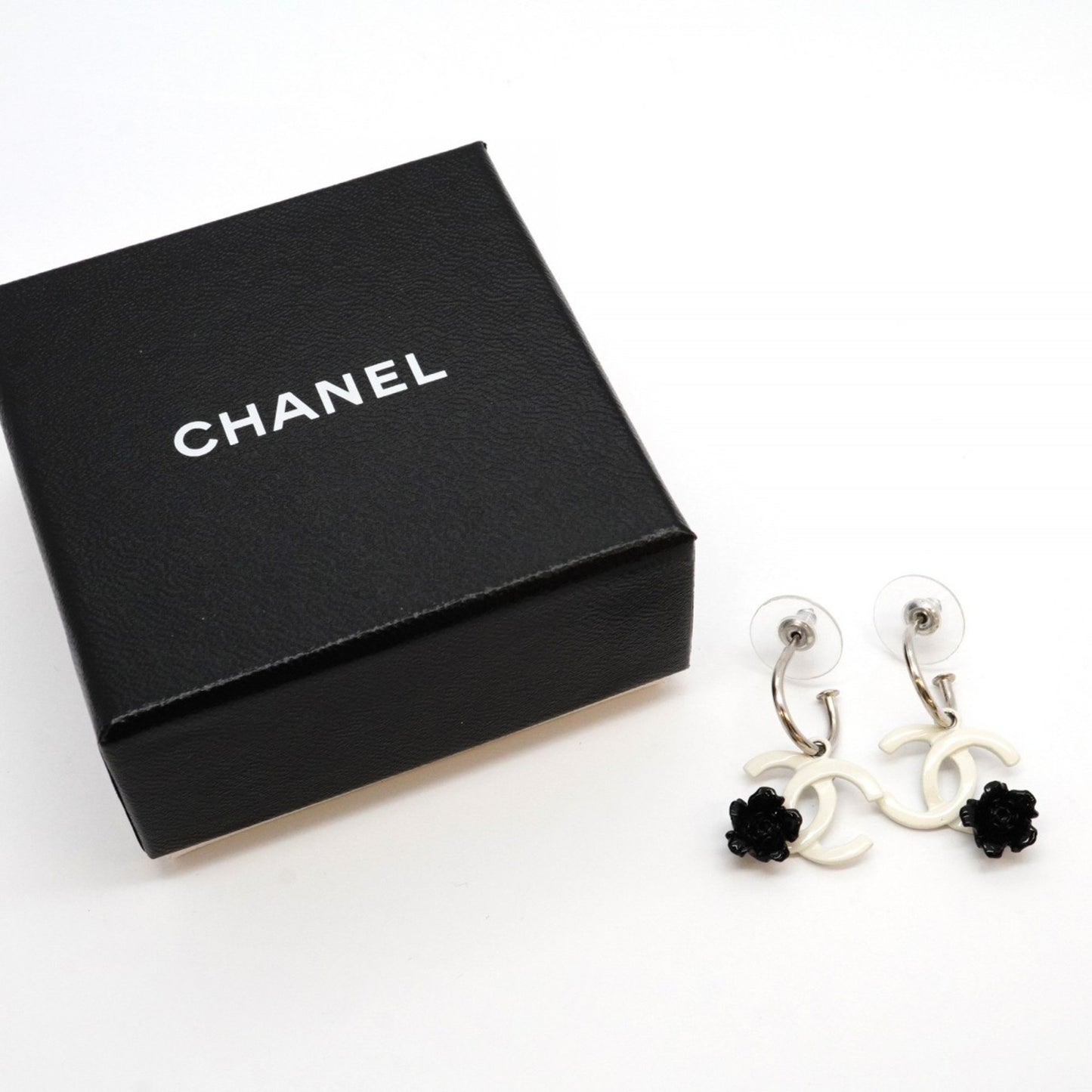 Chanel Silver Metal Camellia