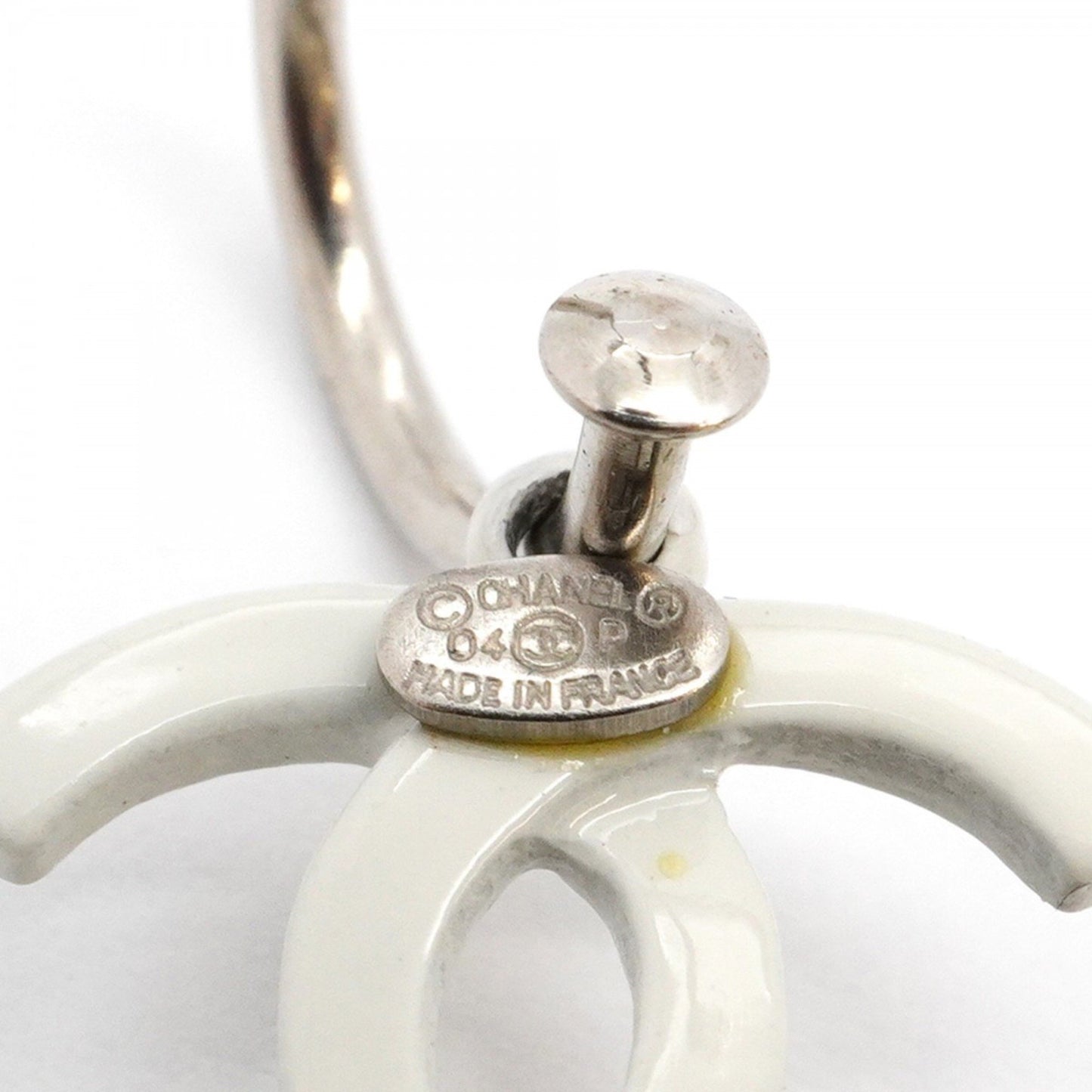 Chanel Silver Metal Camellia