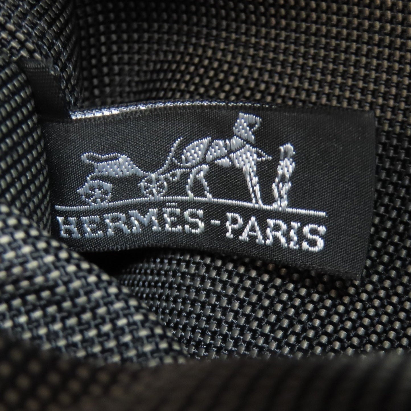 Hermès Gray Canvas Herline