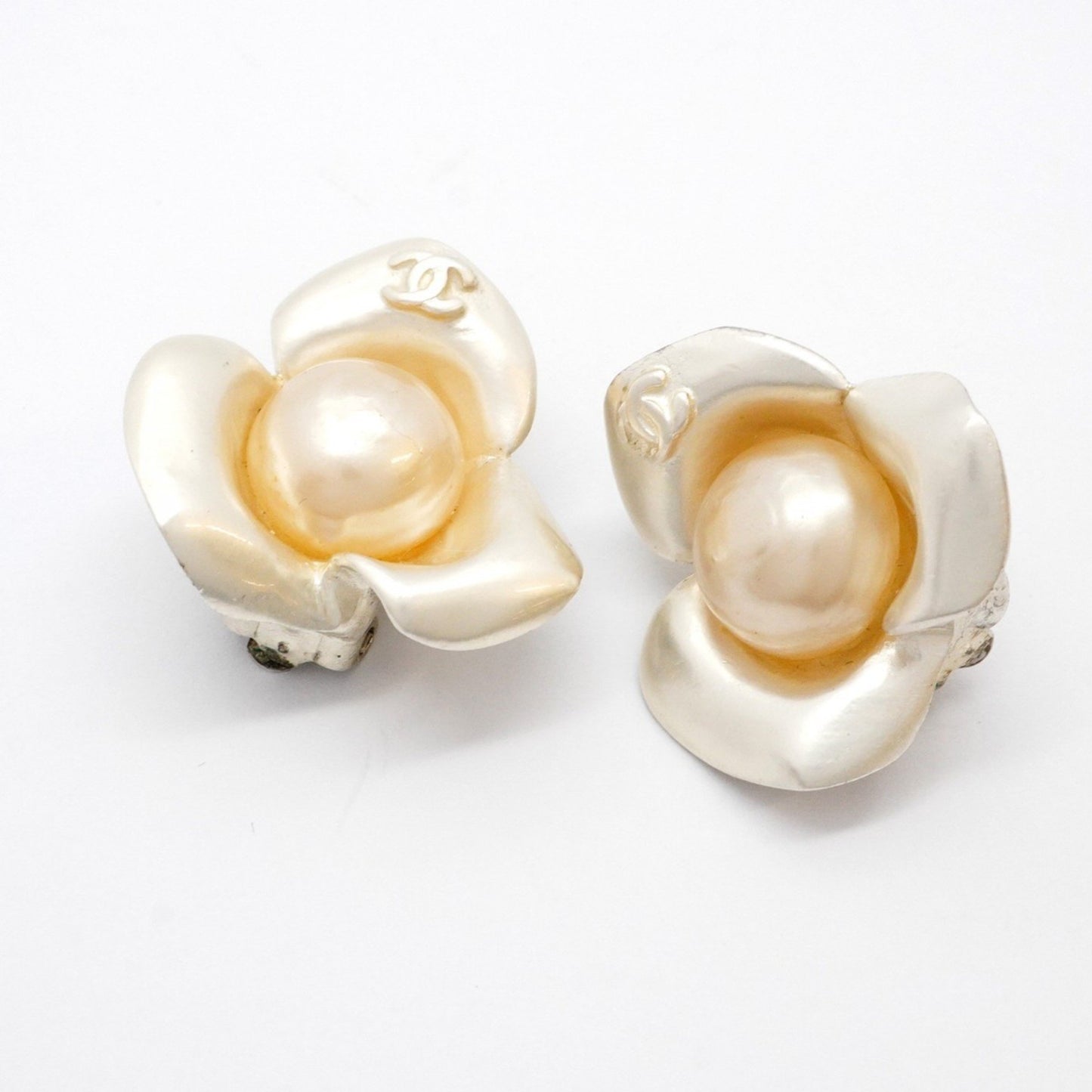 Chanel Silver Metal Coco Mark