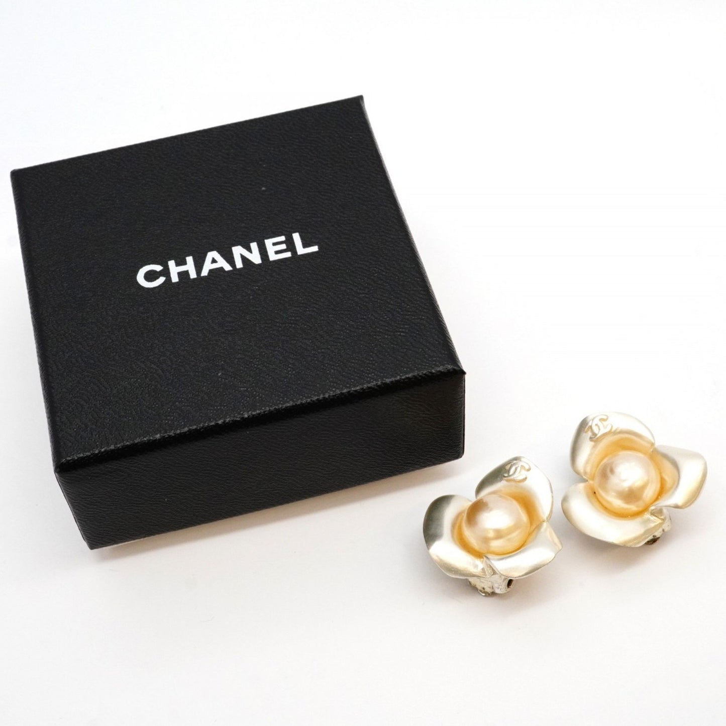 Chanel Silver Metal Coco Mark