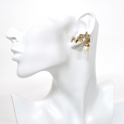 Chanel Gold Gold Plated Earring