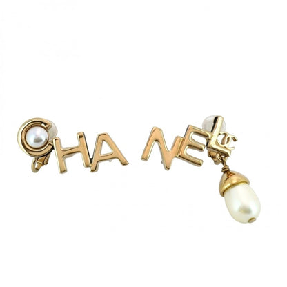 Chanel Gold Gold Plated Earring