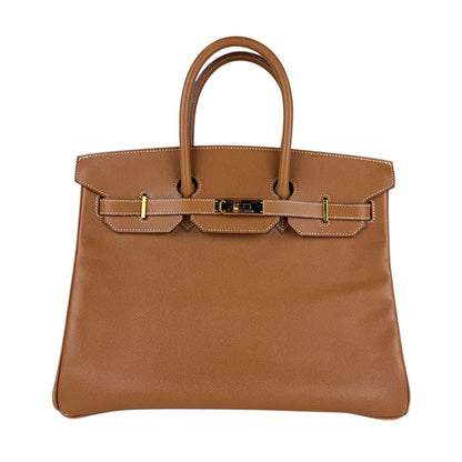 Hermès Brown Leather Birkin 35