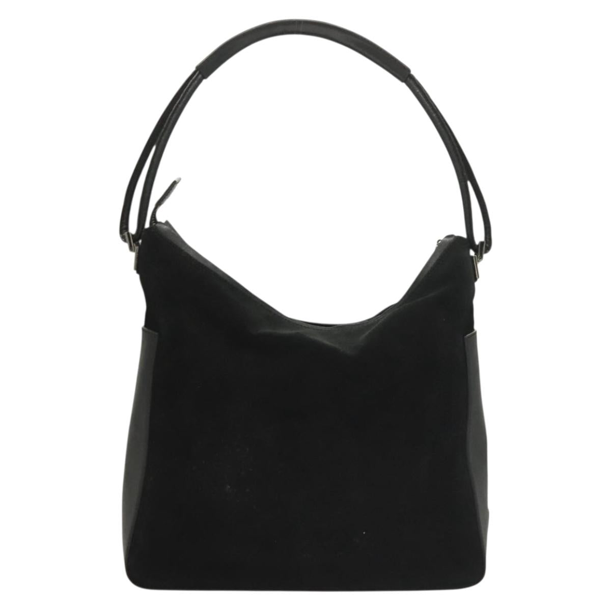 Gucci Black Suede Hobo