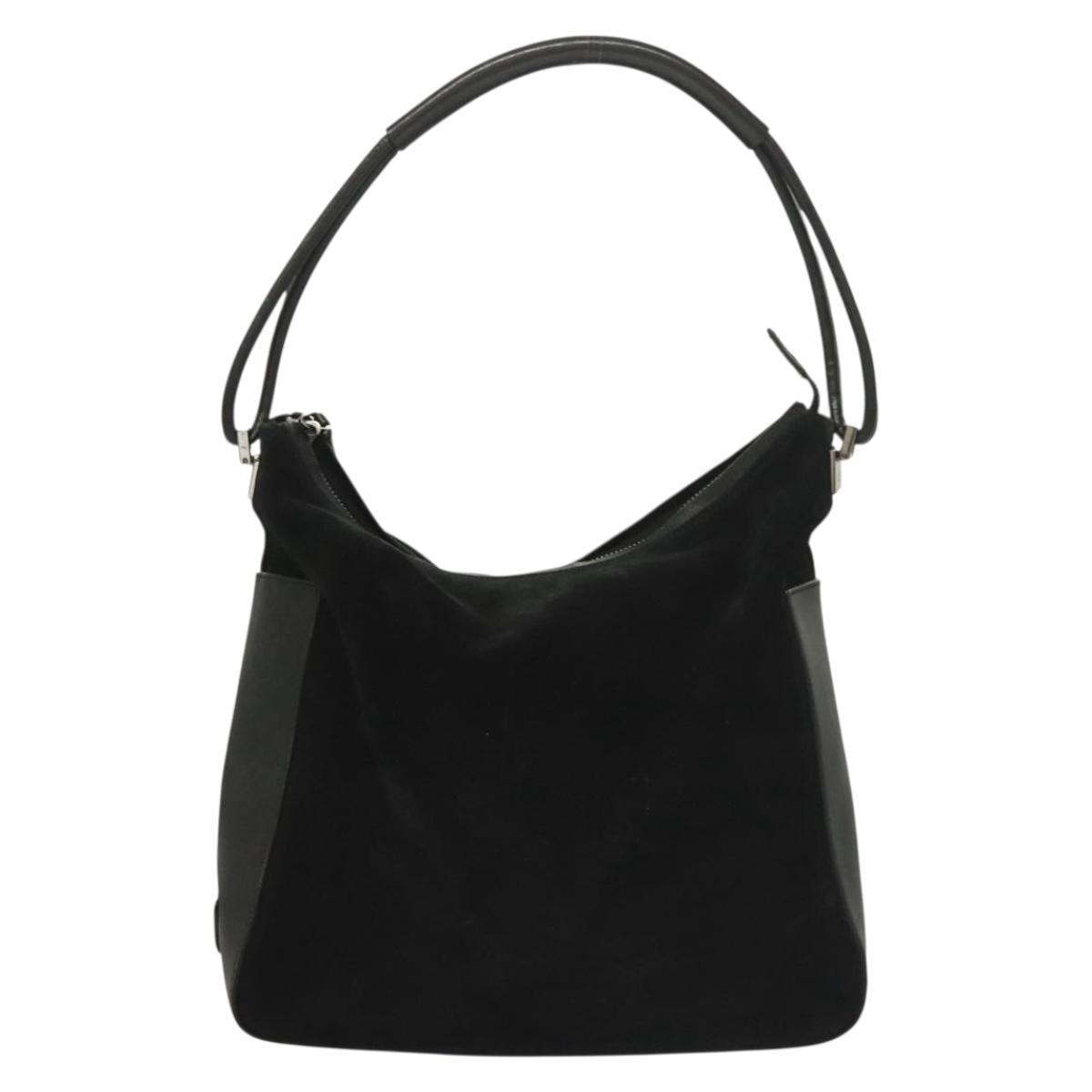 Gucci Black Suede Hobo