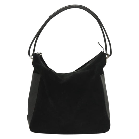 Gucci Black Suede Hobo