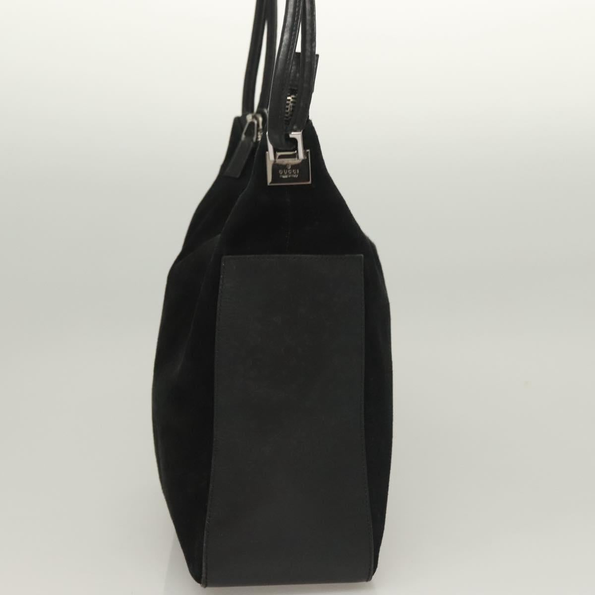 Gucci Black Suede Hobo
