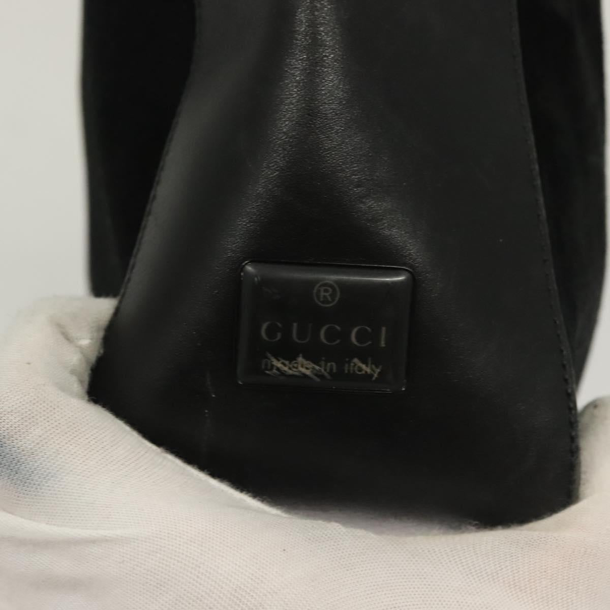 Gucci Black Suede Hobo