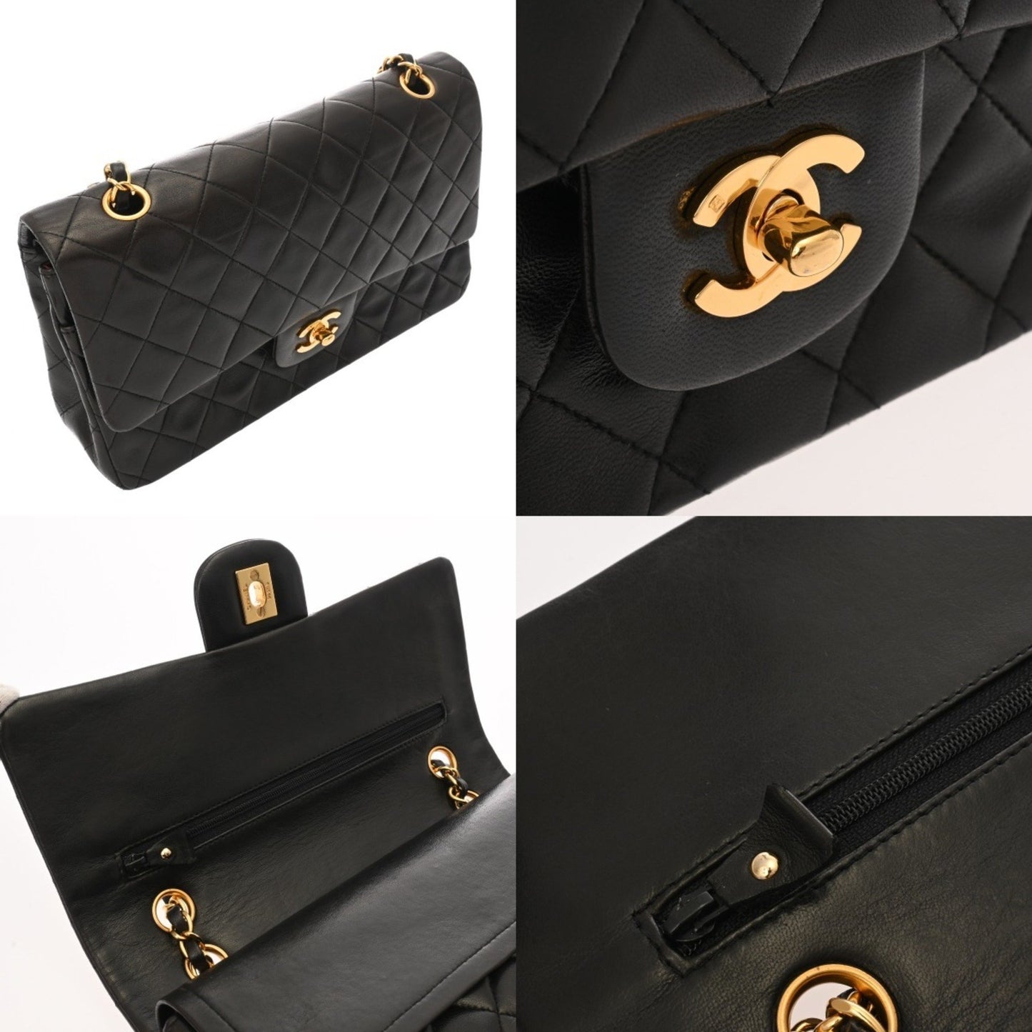 Chanel Black Leather Timeless