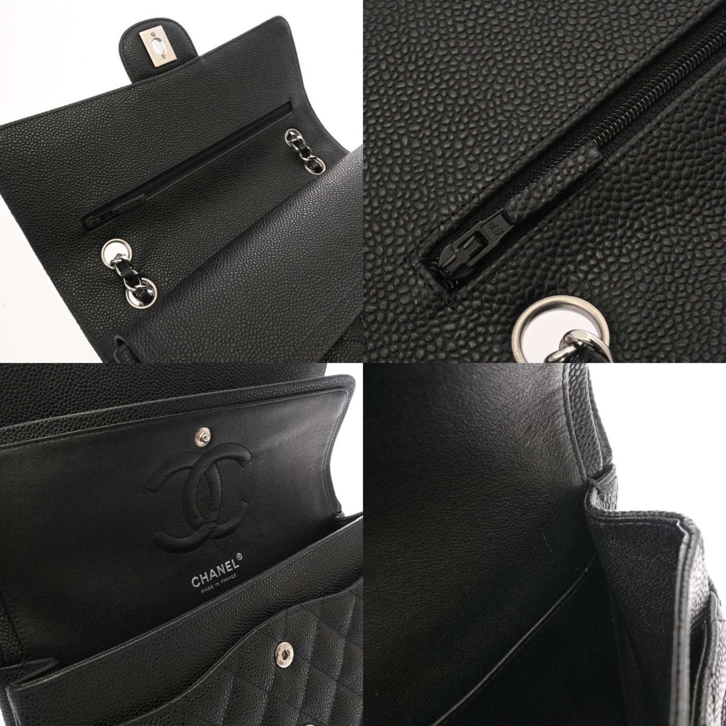 Chanel Black Leather Timeless