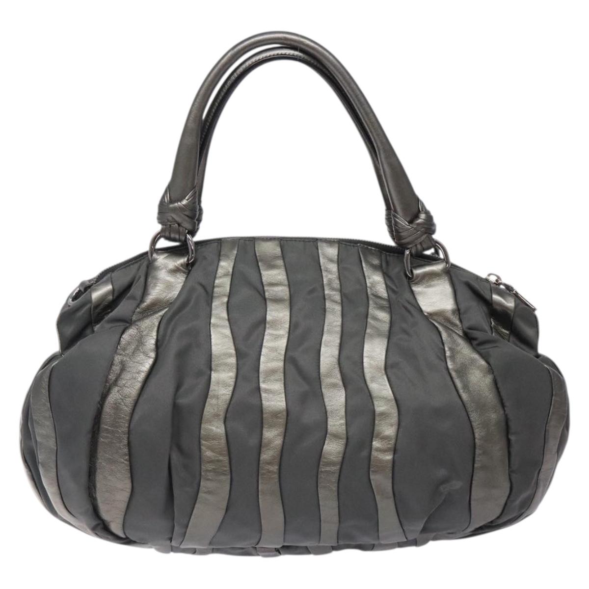 Prada Black Synthetic Tessuto