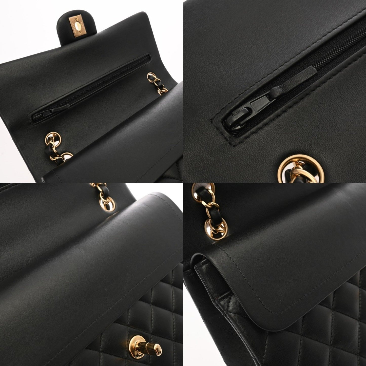 Chanel Black Leather Timeless