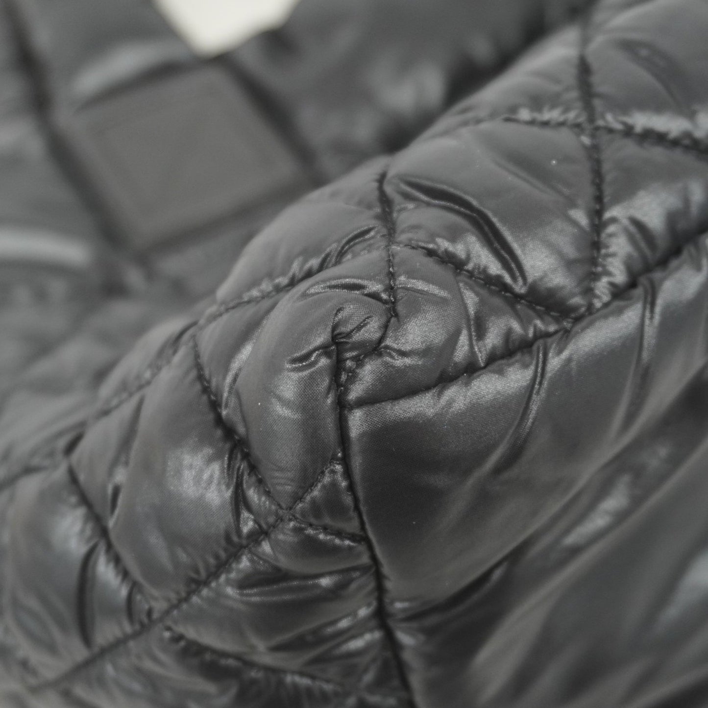 Chanel Black Nylon Coco Cocoon