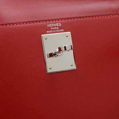 Hermès Red Leather Kelly 28