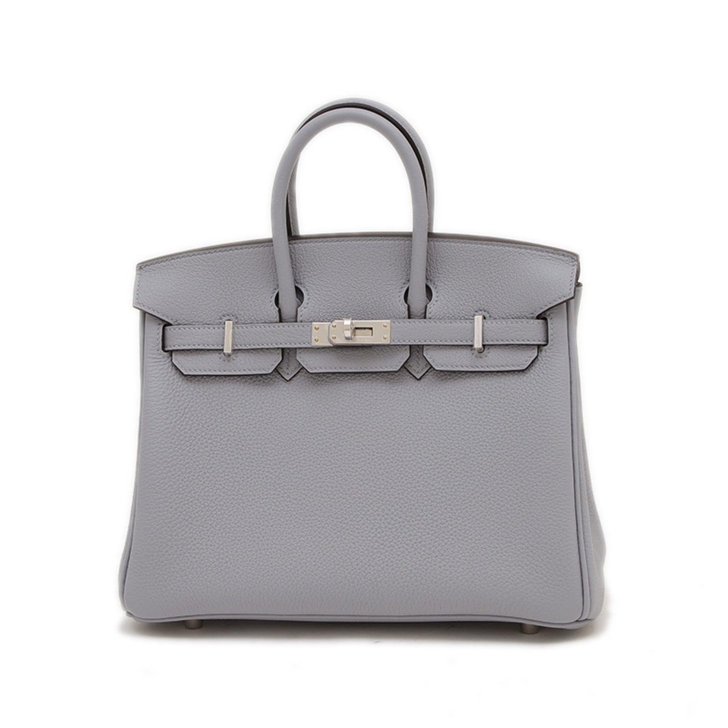 Hermès Gray Leather Birkin 25