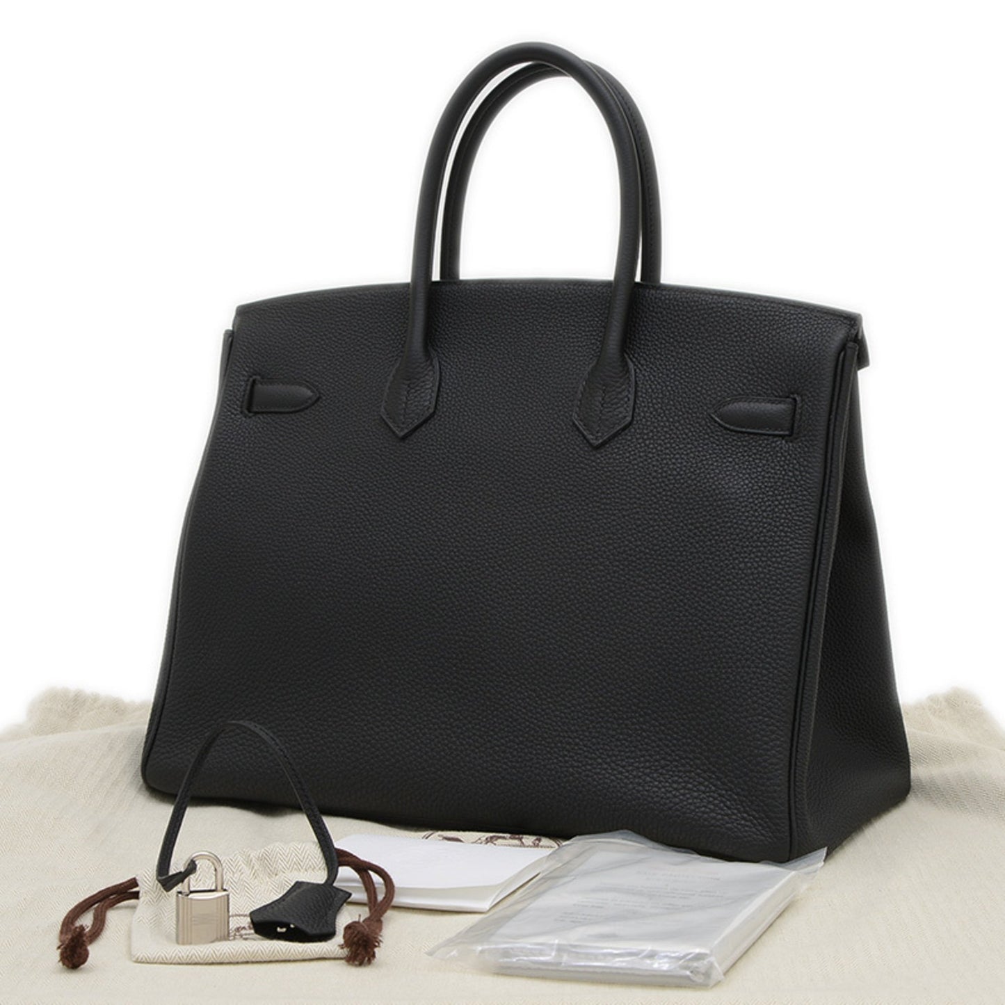 Hermès Black Leather Birkin 35