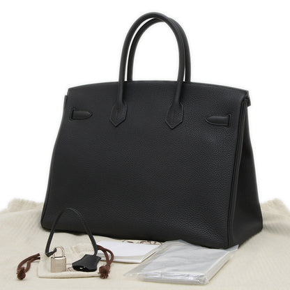 Hermès Black Leather Birkin 35