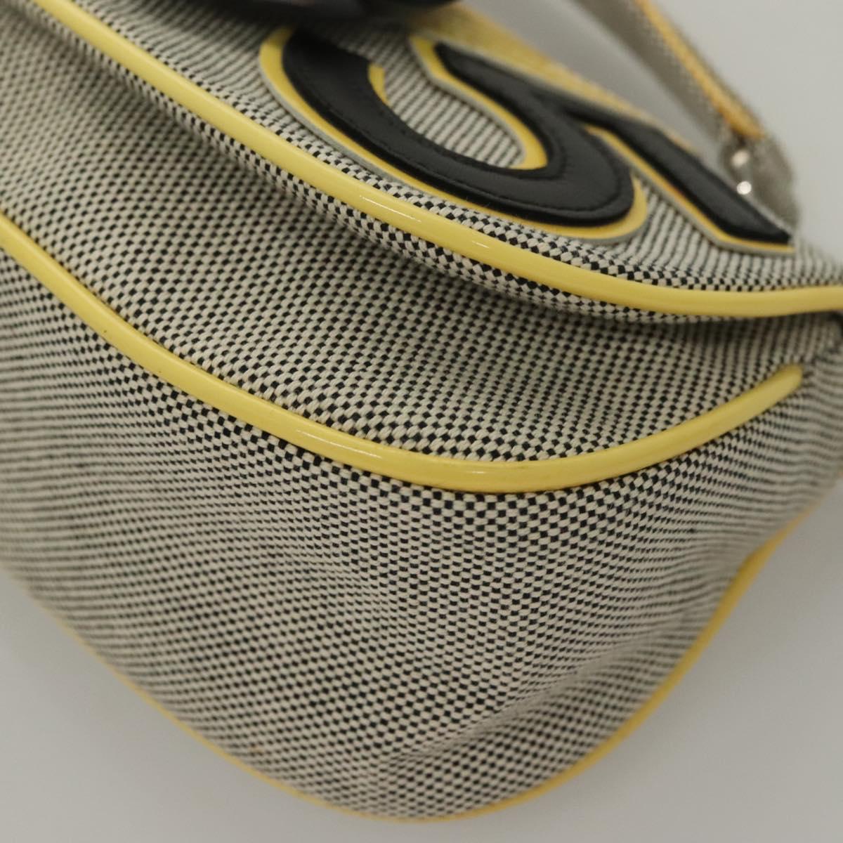 Chanel Gray Canvas Camellia
